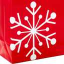 2 x Hallmark Image Arts 8" Medium Christmas Gift Bags (8 Red and Green Bags: Plaid, Snowflake, Joy, Deer) for Teachers, Coworkers, Family