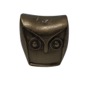 3.6IN Aluminum Owl Gold