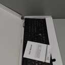 SABLUTE Large Print Backlit Keyboard, USB Wired Computer Keyboard with Backlight Memory Function, Wrist Palm, 7-Color Lighted Office Home Keyboards,Light Up Keyboard for Windows Desktop, Laptop, PC