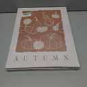 3 x Likjad Boho Fall Pumpkin Wall Art, Boho Fall Decor, Farmhouse Autumn Pumpkins Thanksgiving Poster Painting Wall Art Decor for Kitchen Bedroom Living Room Home, 11x14 Framed (delicious food001)