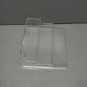 Yieach 3 Tiered Acrylic Display Stands for Cupcake Stand,Perfume Shelf Organizer,Figure and Funko Pop Display,No Installation,Clear Table Risers Display Stands for Collectibles,Makeup and Dessert,1PC