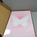 KISSFOX 3 Piece Canvas Wall Art Pink Heart Bow Wall Decor Aura Framed Art Self Love Angel Number Pictures Trendy Aesthetic Preppy Paintings For Apartment Dorm Women Girls Bedroom
