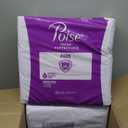 Poise Incontinence & Postpartum Pads for Bladder Leaks, 6 Drop Ultimate Absorbency, Long Length, 90 Count
