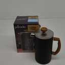 Primula Grant Double Wall Stainless Steel Coffee Press. 64 oz. ,  Matte Black