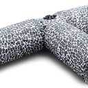 Feline Ruff 3 Way Cat Tunnel. Extra Large 12 Inch Diameter and Extra Long. A Big Collapsible Play Toy. Wide Pet Tunnel Tube for Rabbits, Kittens, Large Cats, and Dogs (Animal Print)