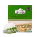 Ahmad Tea Jasmine Green Tea, Tagged Teabags without envelopes, 100 Count (EXP 09/25/26)