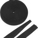MECCANIXITY Braided Cable Sleeves Heat Shrinkable Fabric Sleeving, 1/4" 26ft Black 2:1 Ratio Heat Shrinkable Cord Protector for Harness Cable, Network Cable Protection, Cable Management