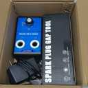 CNRAQR Spark Plug Tester & Spark Plug Gap Tool Kit 0 to 6000RPM with Double Hole Spark Plug Adjustable Gap Tool with Feeler Gauge Ignition Coil Tester for 12V Gasoline Vehicles Spark Plug Socket