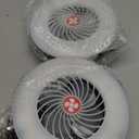 Portable Camping Fan with LED Lantern XTAUTO USB Rechargeable Waterproof Tent Fan with Hanging Hook Magnet Survival Kits for Indoor Outdoor Hiking Car Office Desk Outdoor Emergency Power Outage 2-pack