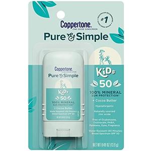 Coppertone Kids Sunscreen Stick Broad Spectrum SPF 50.46 Ounces Each (2)