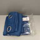 NICETOWN Morrocan Blue Room Darkening Curtains 84 Inches Long 2 Panels for Living Room, Bedroom, Nursery Summer Thermal Insulated Blackout Drapes Grommet Noise Reducing Window Curtains, W40