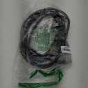 EP 2 Pack 6 Ft Flat Plug Lighted Extension Cord, 14 AWG 3 Prong Grounded Black Low Profile 1875W 15A Extension Cable for Indoor