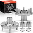 A-Premium Pair [2] Front Wheel Bearing and Wheel Hub Kit Compatible with Toyota Camry 1992-2003, Solara 1999-2003, FWD, w/5-Lug