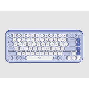 Logitech POP ICON Keys Wireless Bluetooth Keyboard, Comfortable Typing, Programmable Keys, Easy-Switch Between up to 3 Devices, for Laptop, Tablet, PC 
