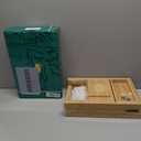 Sen Yi Bao Luxury Bamboo Bathtub Tray - Wooden Expandable Caddy with Book, Tablet, Wine Holder - Gift Idea