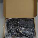 3 Pack Women's Ribbed Tank Tops Crew Neck Sleeveless Knit Tees Cotton Slim Fitted Basic Cami Shirts Tees (Medium, Black, Brown, Green)