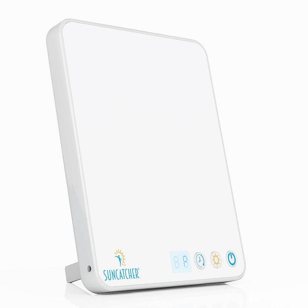 Suncatcher 6"x2.5" Ultra Light Therapy Lamp with Timer and Glow Control: LED, SAD, UV-Free, Wall Mountable