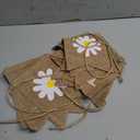 Daisy Themed Birthday Banner - Happy Spring Decoration with Flowers for Fireplace Mantle