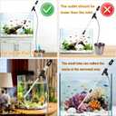 Carefree Fish Aquarium Siphon Gravel Cleaner 6Ft Hose Tank Water Changer Sand Vacuum Multifunctional Cleaning Tools Fish Feeding Tube Coral Feeder Pipette Upgraded Turkey Baster