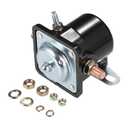 uxcell Universal Card Car Starter Solenoid Switch Relay Intermittent Duty 6 Volt DC Contactor Solenoid Control Relay Switch 3 Terminals