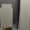 Over The Toilet Storage Cabinet, Above Toilet Bathroom Storage Cabinet with Double Doors and Soft Hinges Over Toilet Storage Shelf Over Toilet Bathroom Organizer (Cream White)