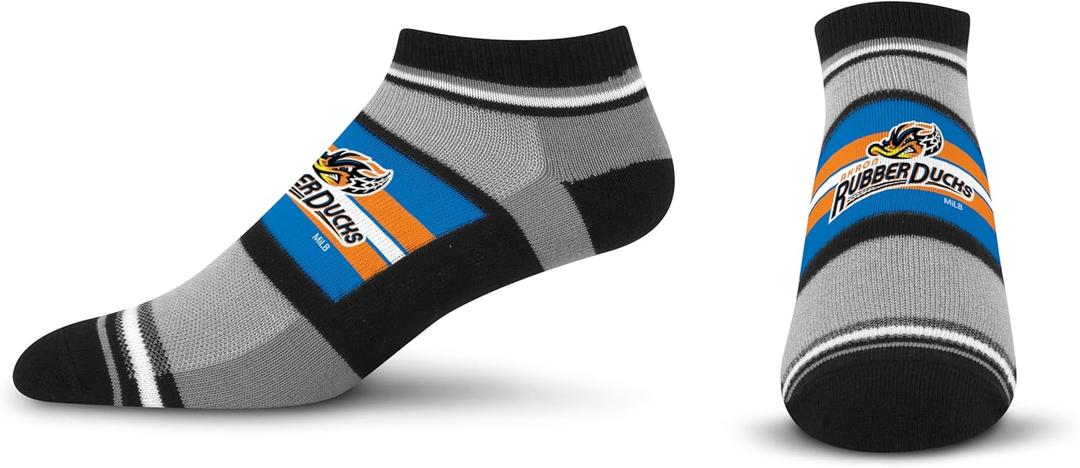 For Bare Feet Unisex Kid's MiLB Streak No Show Sock (Team)