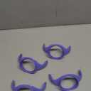 Baby Bottle Handles Compatible for Lansinoh Bottles, Feeding Bottles Holder Accessories, Pack of 4 (Purple)