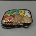 72 Pcs Preppy Chenille Patches Self Adhesive Embroidered for DIY Clothing,Include 52 A-Z Chenille Letter Patches Stickers,20 Rainbow Flower Lighting Bowknot Stick on Patches for Bags Backpacks Hats