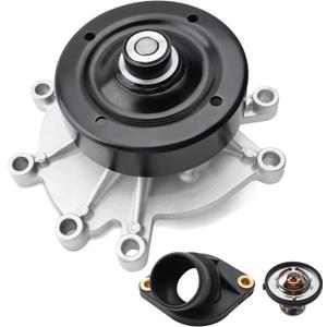 Water Pump Thermostat Kit Compatible with Aspen & Dodge Dakota Durango Nitro RAM 1500 Pickup & Commander Grand Cherokee Liberty & Raider RAM 1500 Dakota 3.7L 4.7L Engine OE AW7163 1204350 68045797AA