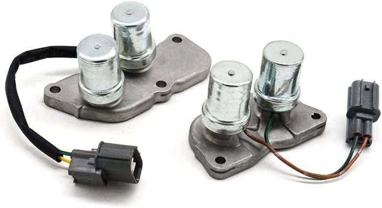 28200-PX4-003+28300-PX4-003 Transmission set Shift Control & Lock Up Solenoids Compatible with Honda Accord AT I4