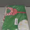 Christmas Candy Garage Door Decoration Merry Christmas Garage Door Banner Cover Peppermint Candy Cane Gingerbread Man Garage Backdrop for Xmas Eve Holiday Outdoor Wall Decor, 7 x 9 ft