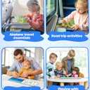 D-FantiX Animal Sticker Books for Toddlers 2-4 Years, Coloring Books for Kids Ages 2-4-6-8, 500+ Kids Stickers, Toddler Toys Road Trip Activities, Gifts for Girls Boys, Christmas Stocking Stuffers