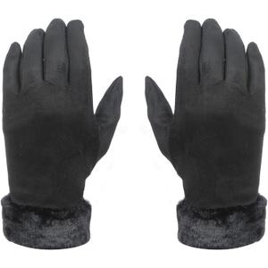 Heat Logic Thermal Winter Gloves for Women, Touchscreen Compatible Cold Weather Hand Gloves, Warm, Windproof and Soft Gloves (Medium-Large, Black)