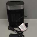 Small Portable Space Heater for Indoor Use - VOCRS 1500W PTC Electric Heater with Thermostat, Remote Control, 12H Timer, Eco and Fan Mode, Rapid and Safe Heating for Bedroom, Office