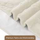 2 x Foxdecor Couch Covers for Dogs Washable, Non-Slip Fuzzy Pet Couch Covers for Sofa Pet Friendly, Dog Sofa Cover Protector. (Cream White, 28" x 28")