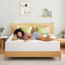 EGOHOME 10 Inch Queen Mattress, Memory Foam Mattress in a Box with Cooling Green Tea Gel, Relieve Pressure with Medium Firm Support, CertiPUR-US Certified, 80''L x 60''W, White