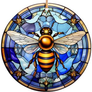 3 x 2025 Christmas Ornament – Bee Ornament, Honeybee Christmas Tree Decoration, Nature Lover Holiday Keepsake Gift