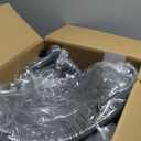 Boat Fenders 4 Pack 8.5 x 27 Inches Ribbed Twin Eyes Boat Fenders Bumpers for Docking, Comes with Ropes and Pump to Inflate