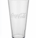 Coca Cola Logo Ruby Red Plastic Tumblers Set of 4-16oz (Coke)