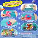 Magic Water Elf Toy Kit, Water Pets Toys for Kids, 36 Gels & 24 Molds, Aqua Fairy Water Gel Kit Squishy Maker, DIY Dinosaurs Space Make Your Own Squishies Sensory Toys, Crafts Gifts for Boys Girls 4+