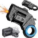 Stress Relief Fidget Toys, Alloy Metal Fidget Slider Toy, Dual Form Transformable, 4.33 in Decompression Toy Adults Handheld Help Relieve Stress, EDC Anxiety Relief Gadget Gift (Black)