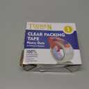 Heavy Duty Clear Packing Tape with Dispenser Combo for Shipping, Moving & Storage,Thicker Clear Packing Tape,1.88 inches Wide, 60 Yards Per Roll, 60 Total Yards