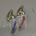 2 Pieces 1/2" Pex Ball Valve Hot and Cold, 24-2-1&2=2X