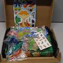 Paterr 94 Pcs Reptile Party Favors Reptile Birthday Party Supplies Decorations Include Gift Bags Slap Bracelets Badges Tattoos Stickers frog Lizard Toys Stretchy Sticky Toys for Boy Girl