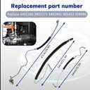 Power Steering Hose Pressure Line Fit For Chevy Silverado 2500HD 3500HD
