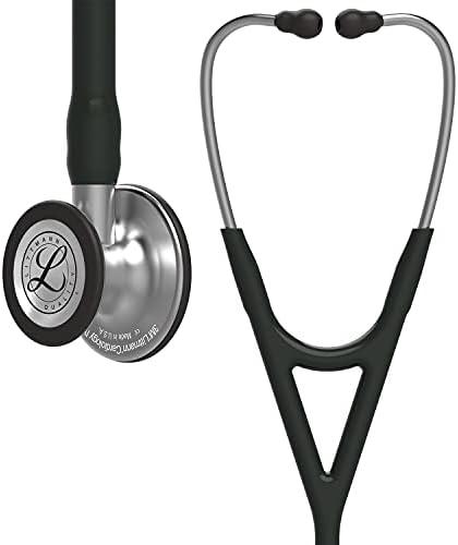 3M Littmann Cardiology IV Diagnostic Stethoscope, 6152, More Than 2X as Loud, Weighs Less, Stainless Steel Chestpiece, 27" Black Tube