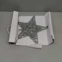 BrizLabs Christmas Star Tree Topper Lights, Plug in 9 Pentagram Xmas Treetop Light, UL Certified 10 Warm White Star Topper Lights for Home Indoor Holiday Party Christmas Tree Decorations