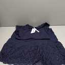 MEROKEETY Women's Sleeveless Lace Floral Elegant Cocktail Dress Crew Neck Knee Length for Party  Small