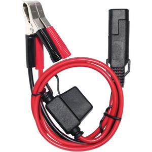 SPARKING 1.5FT 12V Battery Alligator Clip to SAE 2Pin Quick Disconnect Cable SAE to Battery Clamp Cable 7.5A Fuse(1 PACK)