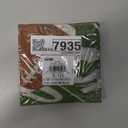 Creative Converting Football Field Disposable Party Paper Napkins, 16 Count, Brown. Pack of 2